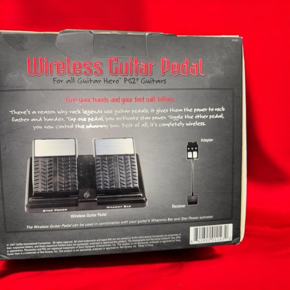 React Wireless Guitar Pedal For all Guitar Hero PS2 Guitar Star Power/Whammy Bar - Picture 2 of 2